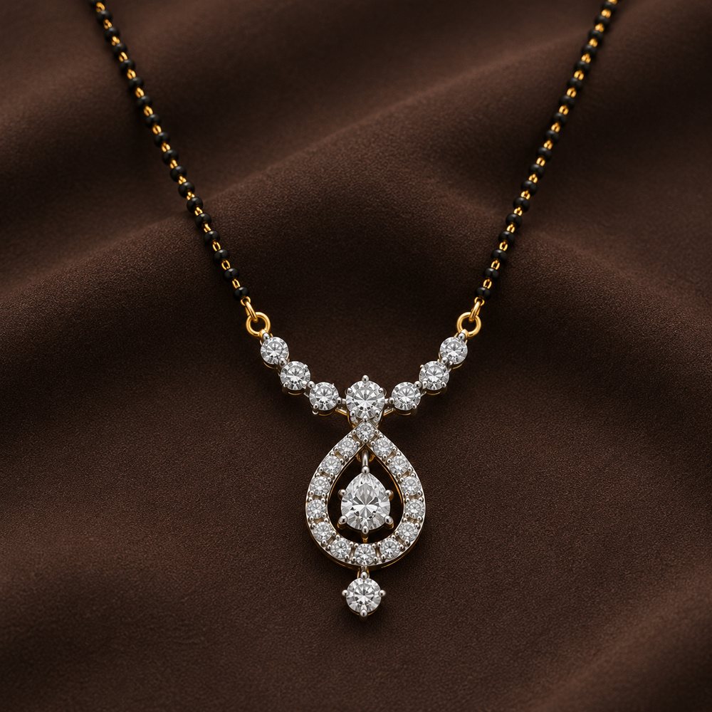 Diamond mangalsutra