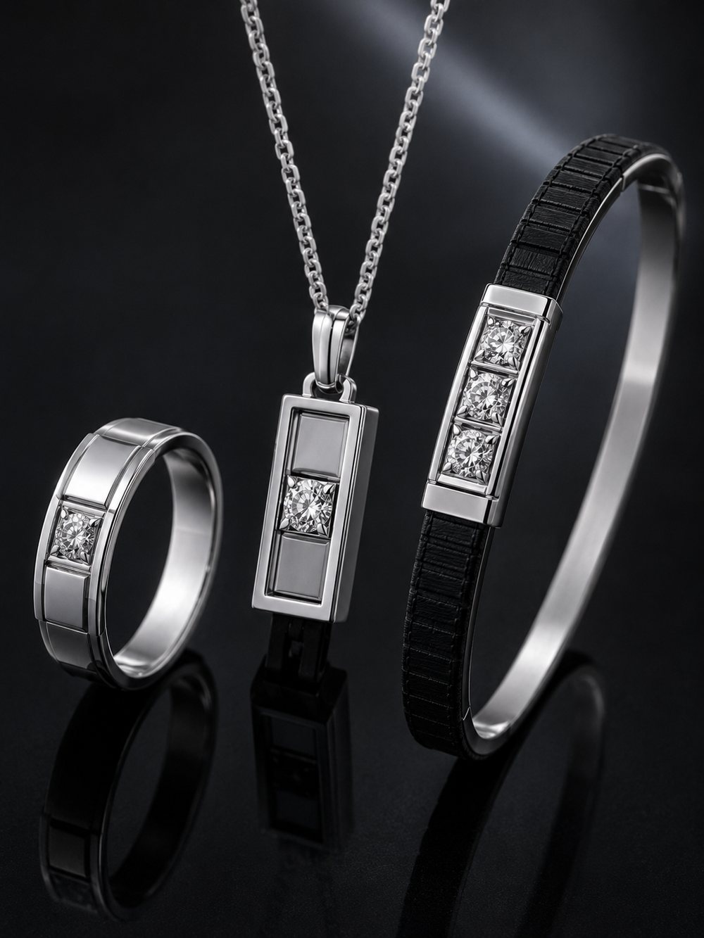 Men's diamond set