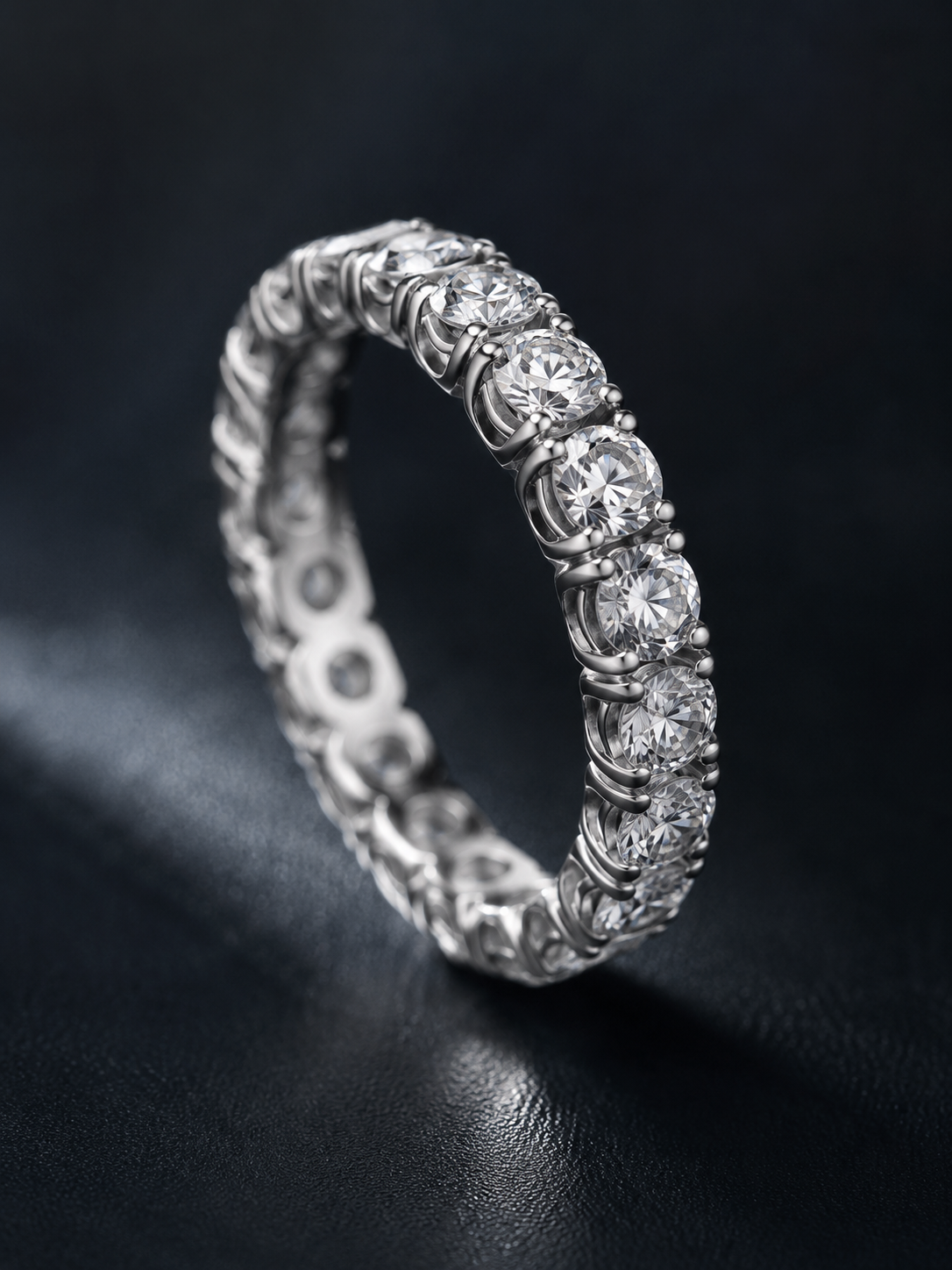 Platinum eternity band from ARC Ganesh Kumar